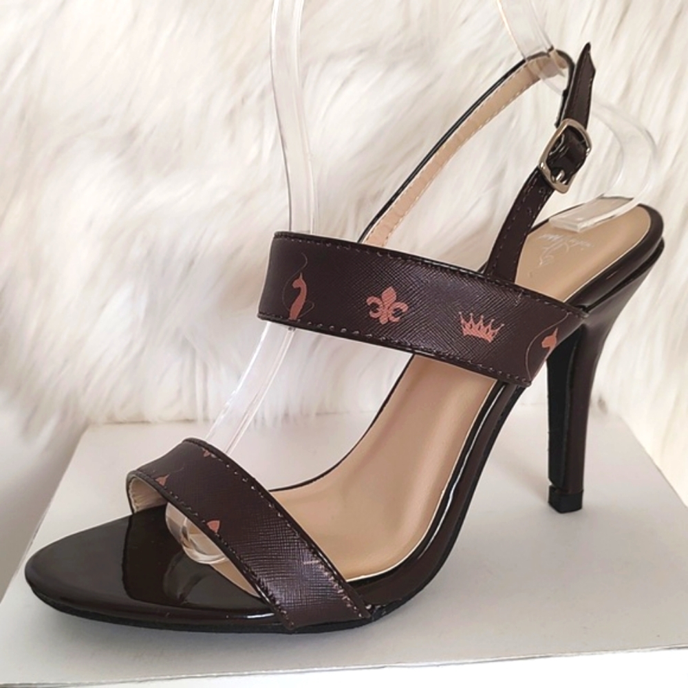 Baby Phat Womens Strappy Open Toe Heeled Sandals/ Size 7